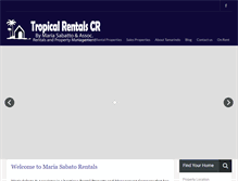 Tablet Screenshot of mariasabatorentals.com